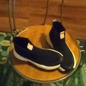 ZARa canvas high top sneakers